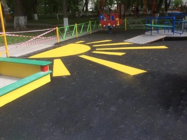 покрытие детской площадки